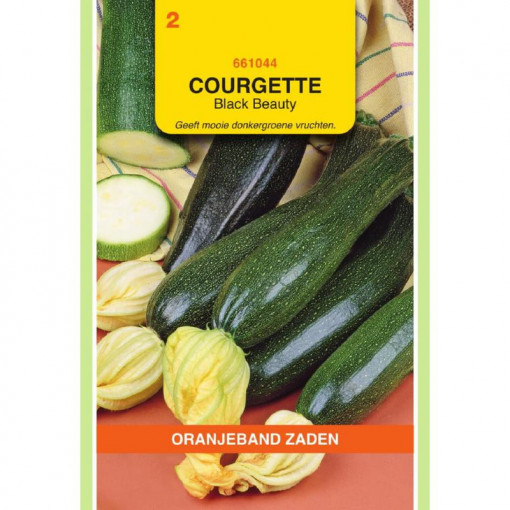 Seminte de dovlecel tip zucchini Black Beauty Long Green, 5g , Oranjeband, Olanda