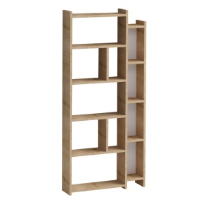 Biblioteca Delia, culoare stejar, 60 X 150 X 15 cm