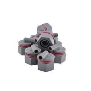 Galeata alaptare miei cu 3 suzete, valve suport agatat - Img 5