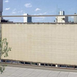 Tesatura / Plasa de umbrire 95%, Plant Master, 2x10 m, ranforsata, cu orificii de prindere, cappucino