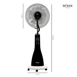 Ventilator cu pulverizare apa si umidificare 16" BÖHM BSp40-Ra