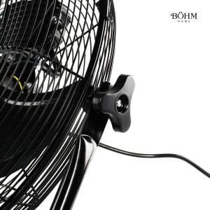 Ventilator de podea 20" BÖHM BLff-50, 3 viteze, 110W, unghi de inclinare reglabil