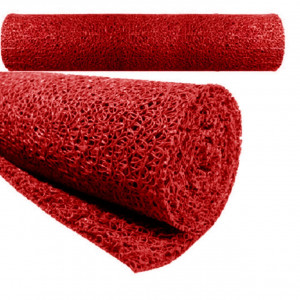 Covor spaghetti rosu 1 m x 20 m lungime