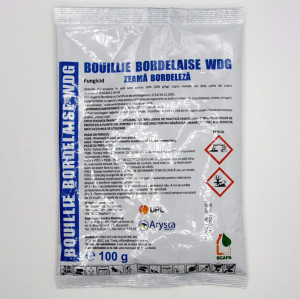 Fungicid de contact Zeama Bordeleza (Bouillie Bordelaise), 100g