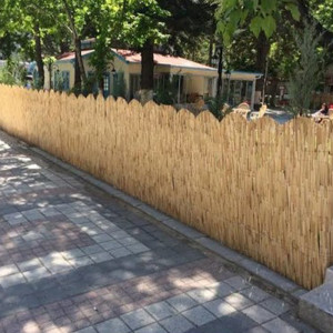 Gard paravan imitatie bambus decorativ, 2 m x 6 m