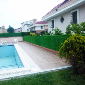 Paravan imitatie gard viu artificial, dimensiune 1.6m x 10m