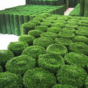 Paravan imitatie gard viu artificial, dimensiune 1.6m x 10m