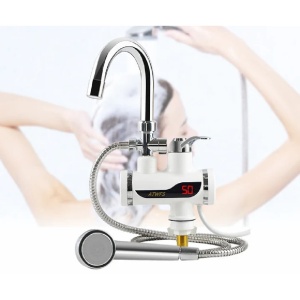 Robinet apa calda, instant heater cu sistem de dus inclus, 3000 W