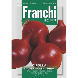 Seminte de ceapa rosie Tropea Rossa Tonda, 4g, Franchi