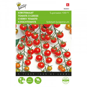 Seminte de tomate cherry Supersweet 100 F1, 0,2 g, Buzzy, Olanda