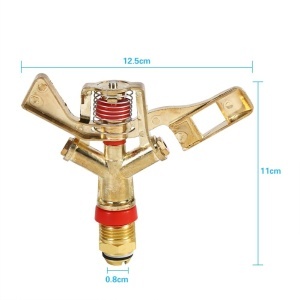 Aspersor suprateran din alama, 1/2 inch, rotire 360° - Img 3