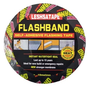 Banda bituminoasa autoadeziva FlashBand din aluminiu, 10 m x 50 mm - Img 1