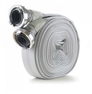 Furtun pompier TIP C, 2 toli, 20m, 8 bar, cu racorduri