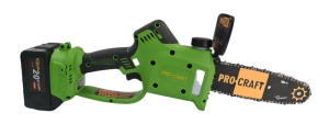 Motofierastrau cu acumulator ProCraft PKA20, li-ion, 20 V, 4.0 Ah, 4600 rot, brushless, lama 24 cm