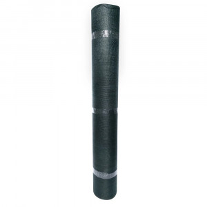 Plasa de umbrire pentru gard, 2m x 25m, 80% densitate grad de umbrire cu 100 de bride cadou