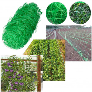 Plasa pentru sustinere castraveti si plante, HDPE, verde 2 x 50 m, Plant Master