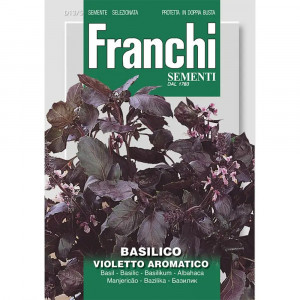Seminte de busuioc Violetto Aromatico, 3g, Franchi