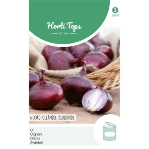 Seminte de ceapa rosie olandeza, 4 g, Horti Tops, Olanda