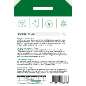Seminte de fasole oloaga Argus, 50g, Horti Tops, Olanda