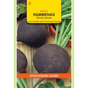 Seminte de ridichi negre rotunde, 10g , Oranjeband, Olanda