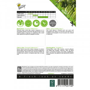 Seminte de telina pentru frunze Golden Self Blanching 2, 1 g, Buzzy, Olanda