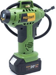 Set compresor auto cu acumulator si incarcator, ProCraft LK20, 12L/ min