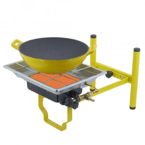 Set incalzitor - soba ceramica pe GPL cu suport, Orgaz, accesorii incluse