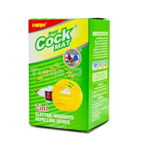 Aparat electric anti-tantari Cock Brand Mat 2in1 cu rezerva lichida 45 ml si lumina de veghe