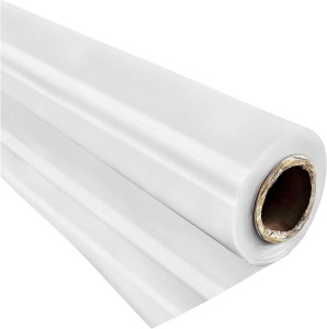 Folie solar 6,5 m x 15 m, groasa, rezistenta UV, transparenta, alba