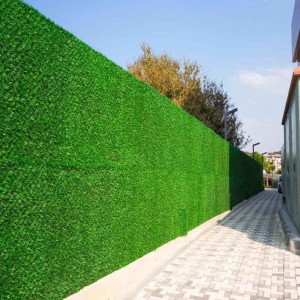 Paravan imitatie gard viu artificial, dimensiune 1m x 10m