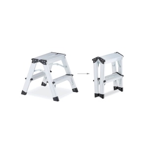 Scara aluminiu dubla folosinta 2+2 trepte - Img 2