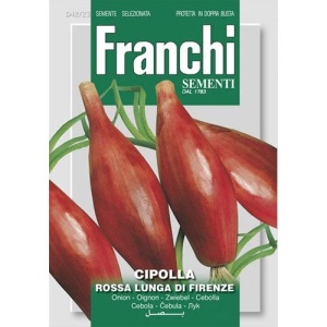 Seminte de ceapa alungita Rossa Lunga Di Firenze, 4g, Franchi