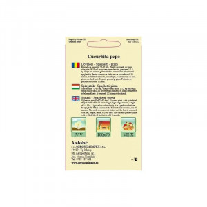 Seminte de dovlecel spaghetti-pizza - Cucurbita pepo, 2g, Agrosem 