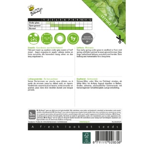 Seminte de salata Butterhead Bon Jardinier, 3 g, Buzzy, Olanda - Img 2