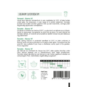Seminte de tomate Roma, semitardive, 2 g, Horti Tops, Olanda - Img 2