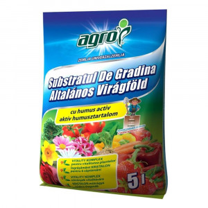 Substrat de gradina universal, Agro, 5l