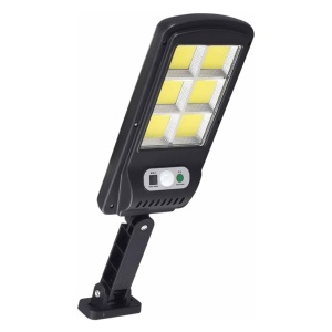 Lampa solara de perete cu senzor de miscare, panou extern, 120 LED COB, 4 moduri