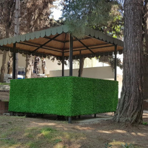 Paravan imitatie gard viu artificial, dimensiune 1.2m x 10m