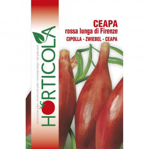 Seminte de ceapa alungita Rossa Lunga di Firenze, 1 g, Horticola