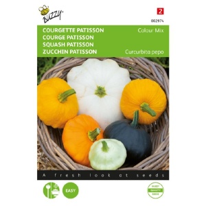 Seminte de dovlecel patisson Color Mix, 1.5g, Buzzy, Olanda
