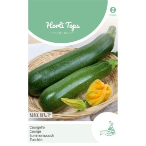 Seminte de dovlecel tip zucchini Black Beauty Long Green, 5g , Horti Tops, Olanda