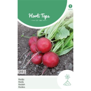 Seminte de ridichi Saxa 2, 10 g/plic, Horti Tops, Olanda