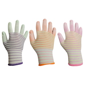 Manusi de protectie cauciucate pentru dama, marimea 8, set 12 perechi