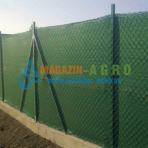 Plasa de umbrire pentru gard, 1.5m x 100m, 80% densitate grad de umbrire