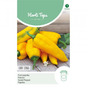 Seminte de ardei kapia Ora Long, 0,2g, Horti Tops, Olanda