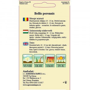 Seminte de Carciumarese mari batute, mai multe culori, Argosem, 0,9g