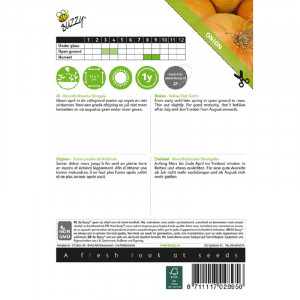 Seminte de ceapa galbena Flat Dutch, 4g, Buzzy, Olanda