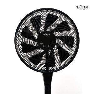Ventilator de podea 16" BÖHM BY2316 8 viteze, 25W, ecran LED, telecomanda