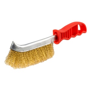 Perie de sarma cu maner din plastic, 250 mm