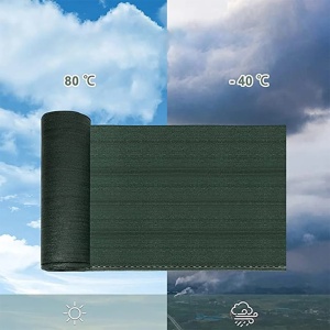 Plasa de umbrire pentru gard, 1,7 m x 10 m, 80% densitate grad de umbrire